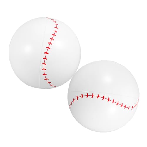 Cabilock Aufblasbare Baseballs Dekorativer Strand Für Jungen Und Mädchen Erwachsene 2er-pack Sport-party-dekorationen von Cabilock