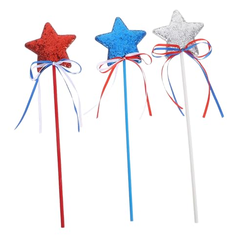 Cabilock 3 Stück Teiliges Fünfzackige Sternstäbe mit Pailletten Kinderfreundliche Leichte für Unabhängigkeitstag Partydekoration Wiederverwendbar für Innen und Außenbereich Cabilock 3 Stück Teiliges Fünfzackige Sternstäbe mit Pailletten Kinderfreundliche Leichte für Unabhängigkeitstag Partydekoration Wiederverwendbar für Innen und Außenbereich von Cabilock