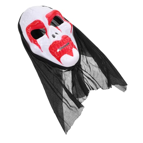 Cabilock 4 Stück Halloween-maske Halloween-dämon Halloween-kostümkopf Halloween-kopf Cosplay-masken Geistermaske Horror-maskerade Einzigartige Gesichtsmaske Halloween Blutige Masken Pvc von Cabilock