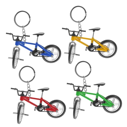 Cabilock 4 Stücke Legierung Modell Keychain Mountainbike für Finger Bike Racing Decor von Cabilock