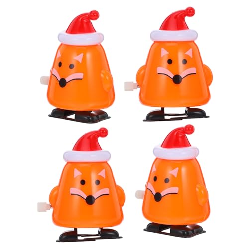 Cabilock 4 Stück Weihnachtliche Aufziehspielzeug Fuchs mit Weihnachtsmütze Lustige Desktop Deko Kompakt Sicher und Kreativ für Weihnachtsfeier und Geschenkideen Cabilock 4 Stück Weihnachtliche Aufziehspielzeug Fuchs mit Weihnachtsmütze Lustige Desktop Deko Kompakt Sicher und Kreativ für Weihnachtsfeier und Geschenkideen von Cabilock