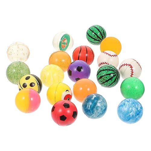 Cabilock 40 STK Hüpfender Ball gummiball kleine Hüpfbälle Spielzeug Springbälle gegen Stress lustige Hüpfbälle Spiel hüpfbälle Kinderspielzeug Springbälle Spielen pädagogische Springbälle von Cabilock