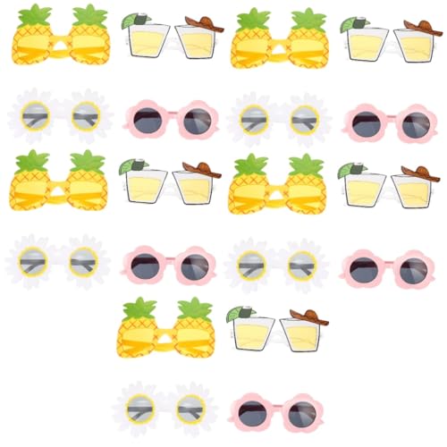 Cabilock 5 Sätze Partybrille Brillen Für Das Festival Gänseblümchen Kinderbrille Faschingsbrille Karnevalsbrille Dekorative Partygläser Sommer-strandbrille Plastik 4 Stück * 5 von Cabilock