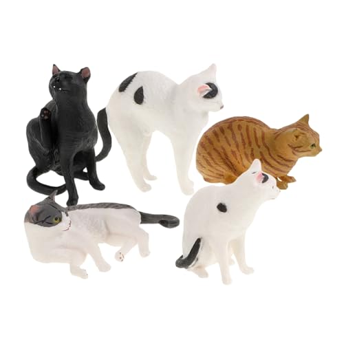 Cabilock Realistische Katzenfigurinen Miniatur Katzenmodelle üße Kätzchen Tierfiguren Interaktive Katzen Spielzeuge Für Und Sammler von Cabilock