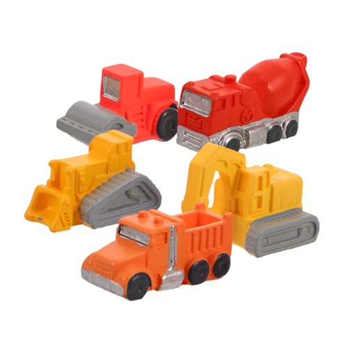 Cabilock 5 Stück Teiliges Mini Baufahrzeug Set aus Robustem Harz Kreative DIY Konstruktionsspielzeuge für Sandtisch Landschaftsbau Mini Bagger und Lkws für Detailreiche Straßenprojekte und Cabilock 5 Stück Teiliges Mini Baufahrzeug Set aus Robustem Harz Kreative DIY Konstruktionsspielzeuge für Sandtisch Landschaftsbau Mini Bagger und Lkws für Detailreiche Straßenprojekte und von Cabilock