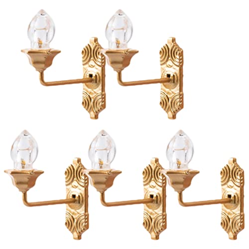 Cabilock 5 Stücke Puppenhaus Lampe Beleuchtung Mini LED Wandleuchte Modell Puppenhaus Wandlampe Lichter Miniatur Möbel für 1:87 Puppenhaus Mikro Landschaft Fee Garten Zubehör Cabilock 5 Stücke Puppenhaus Lampe Beleuchtung Mini LED Wandleuchte Modell Puppenhaus Wandlampe Lichter Miniatur Möbel für 1:87 Puppenhaus Mikro Landschaft Fee Garten Zubehör von Cabilock