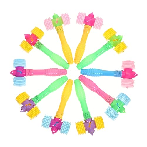 Cabilock 50 Stück Kinder Bb Hammer Kleiner Hammer Für Kinder Quietschende Hämmer Quietschender Schlaghammer Kinderhammer Kunststoffhammer Babyspielzeug Hammer Hämmerndes von Cabilock