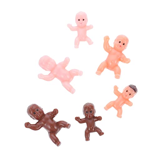 Cabilock 60 Stück Kunststoff Babyspielzeug Massenspielzeug Für Kinder Kleine Babys Für Die Babyparty Badespielzeug Mini Babys Eiswürfel Babyparty Kleine Babys Babypuppe Eiswürfel von Cabilock