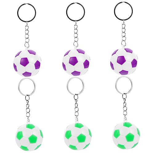 Cabilock 6St Taschenanhänger schlüsselanhänger kinder schlüsselanhänger für kinder Charme Schlüsselanhänger Fußball Schlüsselanhänger Sport-Schlüsselanhänger Schlüsselanhänger für Rucksack von Cabilock