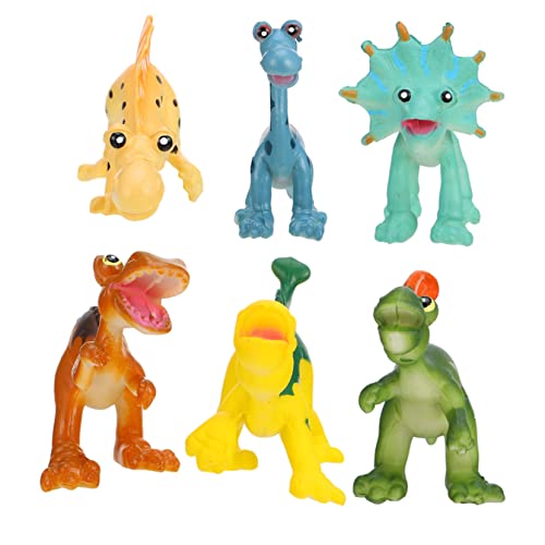 Cabilock 6pcs Spielzeug Für Jungen Dinosaurier Modell Pädagogisches Kunststoff Tiere Spielzeug Set Dinosaurier Figur von Cabilock