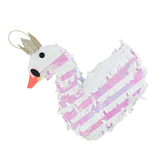 Cabilock 7St Piñata Pinata-Spielzeug für Kinder Pinata Schwan plastikenten plasure Babygeschenke für Kleinkinder Geburtstag Spielzeug Pinata-Spielzeug aus Papier Kunststoff Weiß von Cabilock