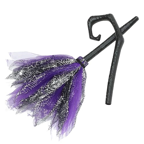 Cabilock Abnehmbarer Kunststoff Hexenbesen mit Mesh Design Leichter und Flexibler Hexenbesen für Halloween Fasching Kostümparty und Mädchen Cosplay Cabilock Abnehmbarer Kunststoff Hexenbesen mit Mesh Design Leichter und Flexibler Hexenbesen für Halloween Fasching Kostümparty und Mädchen Cosplay von Cabilock