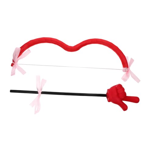 Cabilock Amor-kostüm-requisiten Maskerade-maske Amorbogen Masken Für Maskerade-party Amor Zubehör Amor Kostüm Damen Fingerzeiger Valentinstag-kostüm-cosplay-zubehör Partymaske Stoff Rot von Cabilock