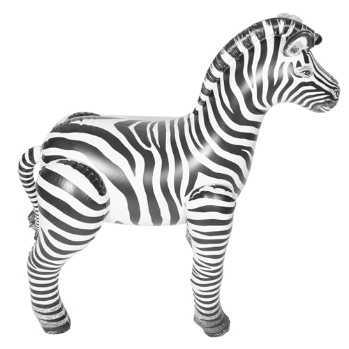 Cabilock Aufblasbare Spielzeuge mit Tiermotiven Zebra-dekorationen Aufblasbare Außendekoration für Jungen und Mädchen Spielen An-zeb3 Pädagogisches Partyzubehör von Cabilock