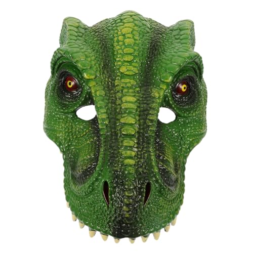 Cabilock Dinosaurierförmige Maske Für Halloween & Karneval Tyrannosaurus Rex Maske Mit Großer Nase Ideal Für Cosplay Und Kostümparty Inklusive Haarreif Für Und Erwachsene von Cabilock