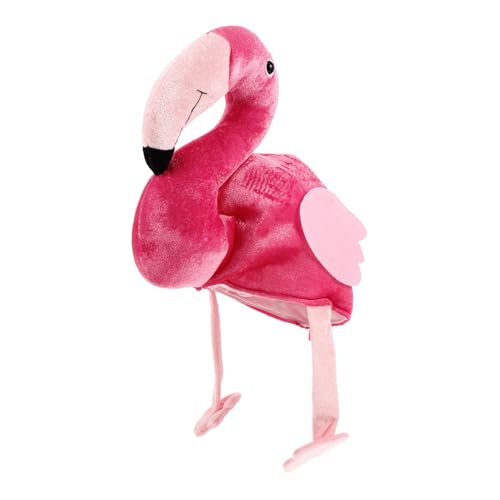 Cabilock Flamingo Tier Stirnband Kostümzubehör Flamingo Form Kostüm Flamingo Mütze Flamingo Form Hut Für Auftritte Dekorativer Flamingo Form Hut Flamingo Form Kopfschmuck Rosige von Cabilock