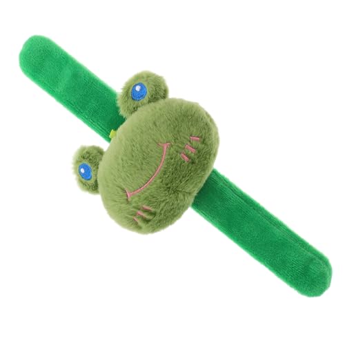 Cabilock Frosch Armband Stofftiere Für Handgelenksband Halloween Stofftier Spielzeug Tiere Armbänder Frosch Kostüme Für Mini Stofftiere Plüsch Grün von Cabilock