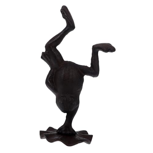 Cabilock Einzigartiges Vintage-Frosch- Eisen-handwerks-Ornament Frosch-Statue Desktop-Frosch-Dekoration Home-Office- von Cabilock