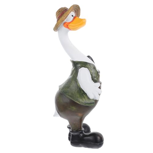 Cabilock Gartendekoration für den einzug Farmhouse Decor weinachtsgeschenke tischdeko esstisch Tierfigur Gartenenten Froschgarten Schwimmbad Cartoon- Gartenstatuen aus Harz von Cabilock