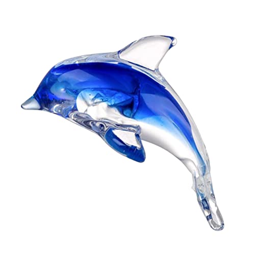 Cabilock Glas Meeresdekorationen Für Zuhause Autodekoration Delfinstatue Ozeandekorationen Fischglas Dekorationen Aquarium Dekoration Tier Ornament Mit von Cabilock