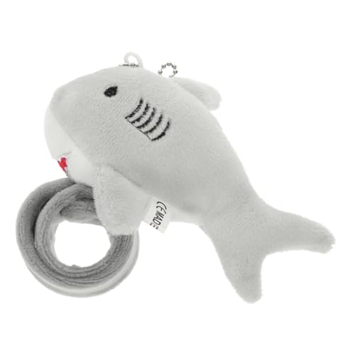 Cabilock Hai-Plüschpuppe plüschtier armbänder für Soft Toy Shark zubehör Tierisches saumband handkette uhrenarmbänder Tiere Schlagarmband Stofftier-Armband PP Baumwolle Grey von Cabilock