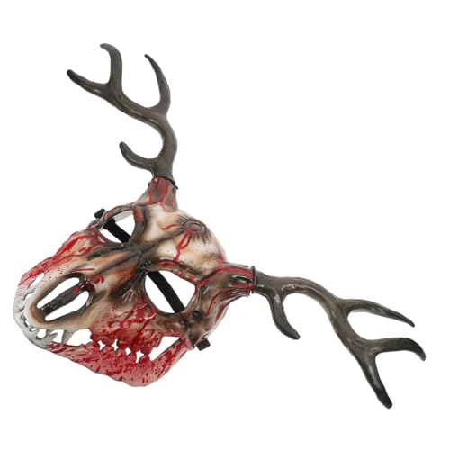 Cabilock Halloween Geweih Gehörnte Maske Ornament Für Erwachsene Realistische Tier Maskerade Maske Realistische Halloween Maske Für Erwachsene Gesicht Tier Maskerade Maske von Cabilock