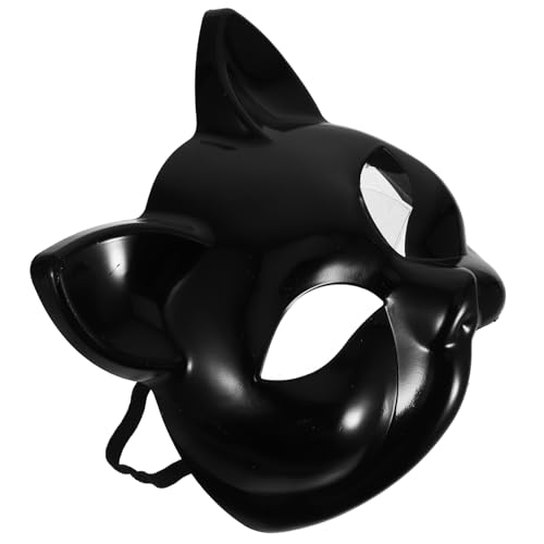 Cabilock Halloween-maske Weiße Maske Leere Halbmaske Halbe Katzenmaske Bemalbare Tiermaske Bemalbare Maske Leere Masken Selber Machen Diy-masken Cosplay-maske Katzenmasken Black Plastik Cabilock Halloween-maske Weiße Maske Leere Halbmaske Halbe Katzenmaske Bemalbare Tiermaske Bemalbare Maske Leere Masken Selber Machen Diy-masken Cosplay-maske Katzenmasken Black Plastik von Cabilock