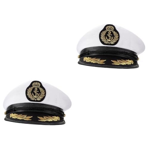 Cabilock Kapitänsmütze Kinder 2 Stück General Hut Matrosen Hut Admiral Hut Kostüm Kappe Hut Yacht Hut Sommer Schiebermütze Herren Cabilock Kapitänsmütze Kinder 2 Stück General Hut Matrosen Hut Admiral Hut Kostüm Kappe Hut Yacht Hut Sommer Schiebermütze Herren von Cabilock