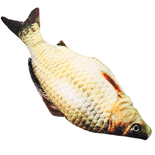 Cabilock Karausche Kissen fischkissen Fish Plush Pillow Fische Puppe in Fischform Neuheit Fischpuppe Kissen in Fischform zum Modellieren von Fischen Fisch Kissen Plüsch von Cabilock