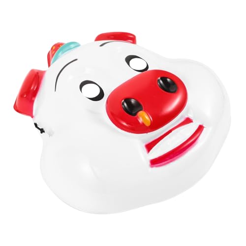 Cabilock Kinderparty Maske Weißes Schwein Kostüm Tier Cosplay Plastikmaske Leicht Wiederverwendbar Für Halloween Karneval Festliche Verkleidung Cabilock Kinderparty Maske Weißes Schwein Kostüm Tier Cosplay Plastikmaske Leicht Wiederverwendbar Für Halloween Karneval Festliche Verkleidung von Cabilock