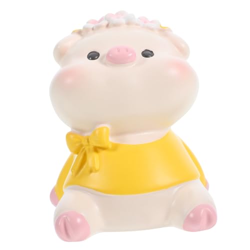 Cabilock Kleine Tierfiguren Schweineverzierung Desktop-Ornament Mikrolandschaftsornament Miniatur-Schweinchen-schmuck Miniatur- -Spielzeug Miniatur-schweinchenfiguren Harz von Cabilock