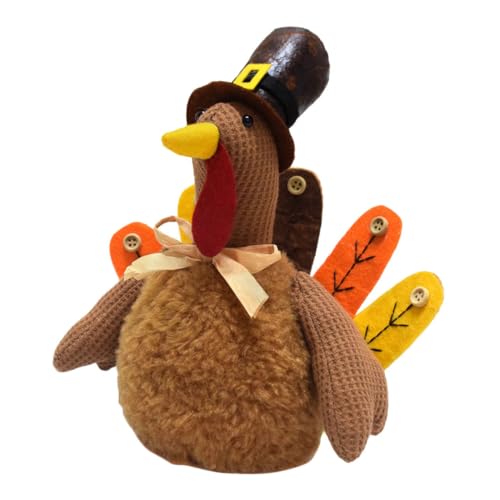Cabilock Kleiner Handgefertigter Kuscheltürke Weiche Herbstdeko Festliche Thanksgiving-tischmitte Detailreiche Stoffpuppe für Gemütliche Erntedank Herbstfeiern Cabilock Kleiner Handgefertigter Kuscheltürke Weiche Herbstdeko Festliche Thanksgiving-tischmitte Detailreiche Stoffpuppe für Gemütliche Erntedank Herbstfeiern von Cabilock