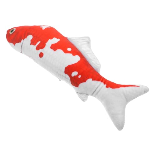 Cabilock Kuscheltier Koi Fisch Plüschspielzeug mit Reißverschluss Weiches und Realistisches Kissen für für Glück und Wohlstand Pflegeleicht und Kuschelig Cabilock Kuscheltier Koi Fisch Plüschspielzeug mit Reißverschluss Weiches und Realistisches Kissen für für Glück und Wohlstand Pflegeleicht und Kuschelig von Cabilock