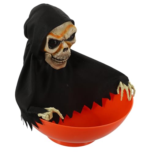 Cabilock Leuchtender Halloween Candy Dish mit Beweglichem Geisterkopf Kürbisform Snackschale für Partydekoration Batteriefrei Wiederverwendbar Gruselige Geisterparty Deko Cabilock Leuchtender Halloween Candy Dish mit Beweglichem Geisterkopf Kürbisform Snackschale für Partydekoration Batteriefrei Wiederverwendbar Gruselige Geisterparty Deko von Cabilock