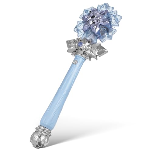 Cabilock Leuchtender Zauberstab für Mädchen mit Licht Musik und Sprühfunktion Schneeflocken Design Cosplay Stab für Kindergeburtstag Partygeschenk und Rollenspiel Cabilock Leuchtender Zauberstab für Mädchen mit Licht Musik und Sprühfunktion Schneeflocken Design Cosplay Stab für Kindergeburtstag Partygeschenk und Rollenspiel von Cabilock