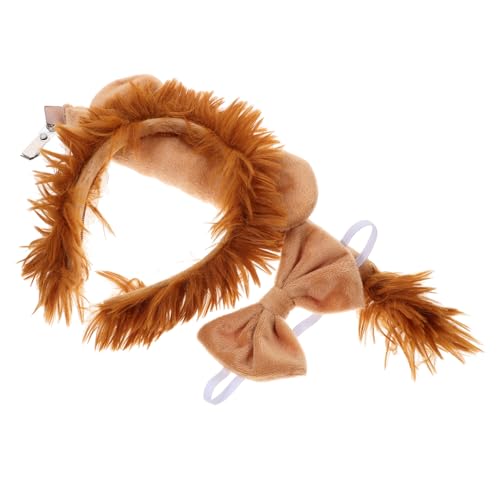 Cabilock Löwenkostüm mit Haarreif Abnehmbarem und Fliege Hautfreundliches Stoffmaterial Bequem für Karneval Halloween und Mottoparty für Kreative Verkleidung und Geburtstagsfeiern Cabilock Löwenkostüm mit Haarreif Abnehmbarem und Fliege Hautfreundliches Stoffmaterial Bequem für Karneval Halloween und Mottoparty für Kreative Verkleidung und Geburtstagsfeiern von Cabilock