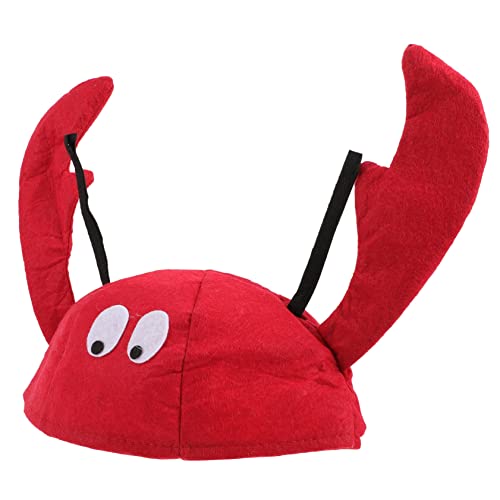 Cabilock Lustiger Roter Flanell Lobster Hut Tier Kostüm Kopfbedeckung für Erwachsene für Karneval Halloween Mottoparty und Bühnenauftritte Cabilock Lustiger Roter Flanell Lobster Hut Tier Kostüm Kopfbedeckung für Erwachsene für Karneval Halloween Mottoparty und Bühnenauftritte von Cabilock