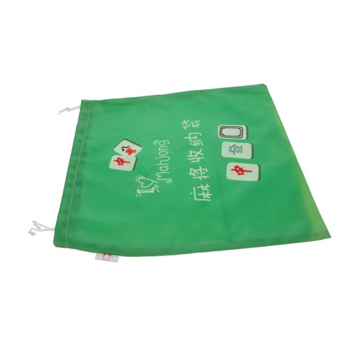 Cabilock Mahjong Aufbewahrungstasche Türaufbewahrung Lucky Mahjong Tasche Packtaschen Hängender Aufbewahrungskorb Mahjong Einkaufstasche Tischkartenspiel Tasche Chinesische Mahjong von Cabilock