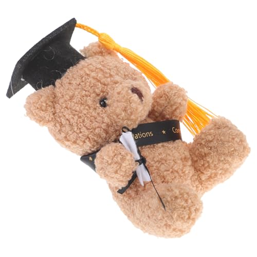 Cabilock Mini Abschlussbär mit Doktorhut Kuscheliges Plüschtier aus Langlebigem Baumwollmaterial Leichtes Dekoratives Abschlussgeschenk für DIY Bouquets für Abi und Doktortitel Feiern Cabilock Mini Abschlussbär mit Doktorhut Kuscheliges Plüschtier aus Langlebigem Baumwollmaterial Leichtes Dekoratives Abschlussgeschenk für DIY Bouquets für Abi und Doktortitel Feiern von Cabilock