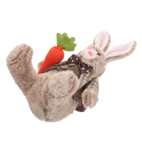 Cabilock Osterhase Bunny hasenfiguren osterfladen Party Dekoration zu Ostern ausgestopftes Kaninchen Cartoon-Tierspielzeug Kuscheltier ausgestopftes Tierspielzeug Hase Stoff von Cabilock