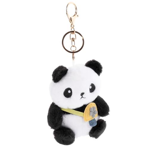 Cabilock Panda-schlüsselanhänger Ornament Für Rucksack Bär Für Neugeborene Kleiner Panda Kolibri-schlüsselanhänger Für Frauen Schildkröte Karikatur Taschenanhänger Plüsch Puppe Pp Baumwolle von Cabilock