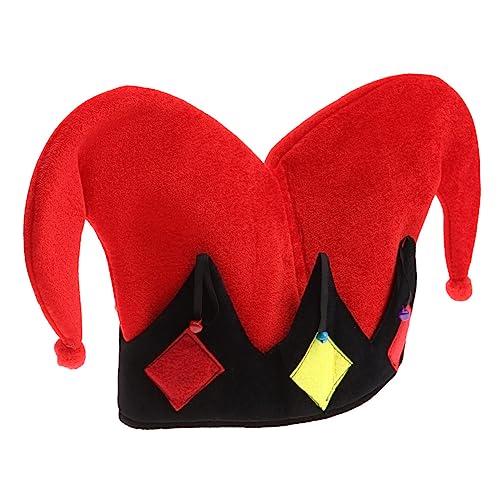 Cabilock Performance Hut Clown Kostüm Neuheit Clown Hut Clown Mütze Hut Clowncore Kleidung Poop Hut Bier Clown Hüte Party Cosplay Kostüm Für Erwachsene Clown Hut Cosplay von Cabilock