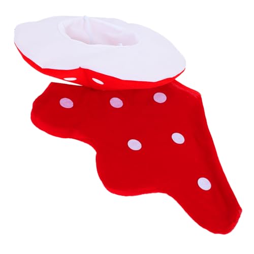 Cabilock Pilz Kostüm Set mit Mütze und Umhang Rotes Fliegenpilz Cape für Erwachsene und Cosplay Bühnenauftritte Karneval Halloween Party Zubehör Cabilock Pilz Kostüm Set mit Mütze und Umhang Rotes Fliegenpilz Cape für Erwachsene und Cosplay Bühnenauftritte Karneval Halloween Party Zubehör von Cabilock