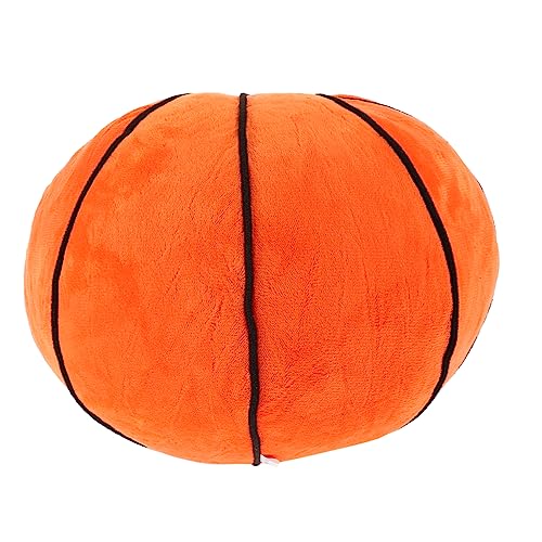 Cabilock Plüsch-Basketballspielzeug Basketball-Plüsch Ballspielzeug für Sport-Plüsch-Basketball Basketballspielzeug zum Verschenken kleines Wurfkissen Kinderspielzeug PP Baumwolle von Cabilock