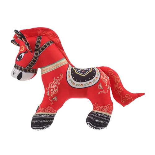 Cabilock Plüsch Pferd Chinesisches Tierkreiszeichen Stofftier Kuschliges Maskottchen Glücksbringer Dekoration Weiches Stoffpferd Geschenk für Neujahr Zuhause Sofa Cabilock Plüsch Pferd Chinesisches Tierkreiszeichen Stofftier Kuschliges Maskottchen Glücksbringer Dekoration Weiches Stoffpferd Geschenk für Neujahr Zuhause Sofa von Cabilock