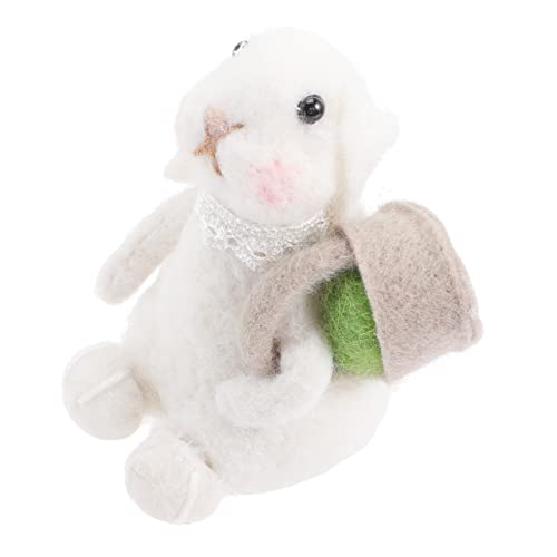 Cabilock Plüschhase Stoffkaninchen Stoffhase Für Mädchen Säuglingsspielzeug Stofftier Hase Schlafspielzeug Niedliches Stofftier Dekor Tierkreiszeichen Tierspielzeug Puppe von Cabilock