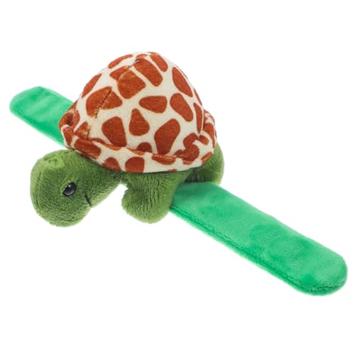 Cabilock Plüschring Manschette Schildkröte Tiere Mütze armbänder für kinderspielzeug pummeluff kuscheltier toys einhandzwinge Animal-Slap-Armband Tier-Slap-Band PP Baumwolle von Cabilock