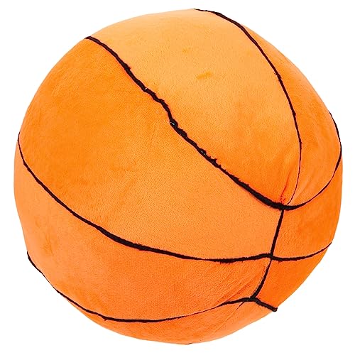 Cabilock Plüsch-Basketballkissen Flauschiges Gefülltes Basketball-Plüschtier Weiches Sportball-Plüschtier Kuschel- Und Umarmungsplüschkissen Puppe Für Kind Babyzimmer von Cabilock