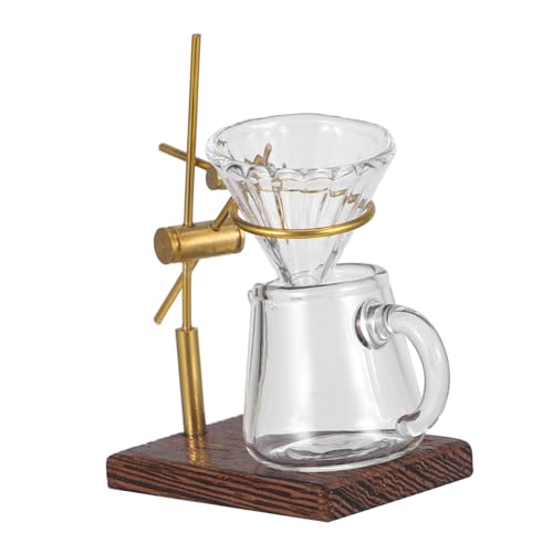 Cabilock Puppenhaus-Kaffeemaschine Miniatur-Kaffeemaschine Puppenhaus-Spielzeug Miniatur-Kaffeemaschine Kaffeehalter Für Puppenhaus-Küchenzubehör Im Maßstab 1:12 von Cabilock