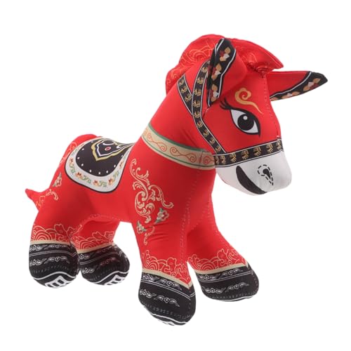 Cabilock Pferdestofftier Zum Chinesischen Neujahr Kuscheliges Plüschpferd Als Dekorative Figur Tragbares Souvenir Für Sammler Und Junge Mädchen Cabilock Pferdestofftier Zum Chinesischen Neujahr Kuscheliges Plüschpferd Als Dekorative Figur Tragbares Souvenir Für Sammler Und Junge Mädchen von Cabilock
